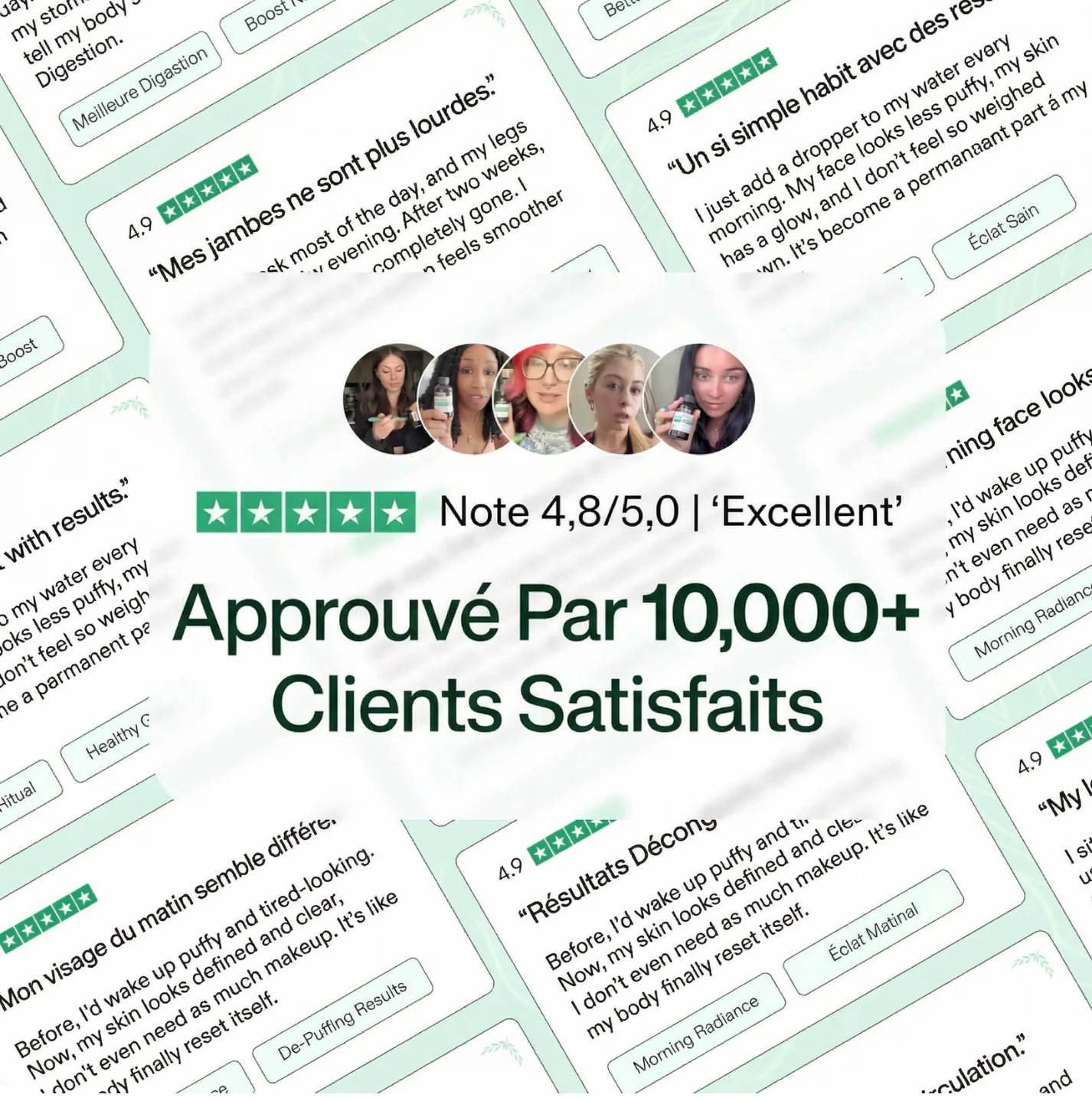 Névea légèreté retrouvée et gonflement réduit